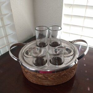 Drink Stainless Server Tequila Flight Server